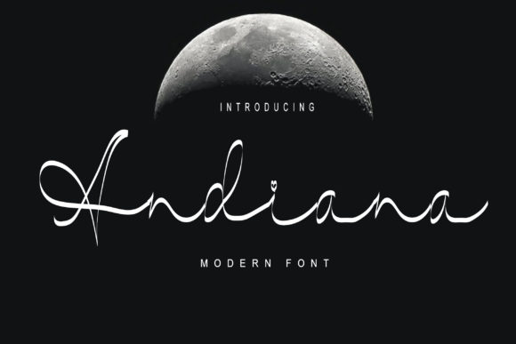 Andiana: A Script Font That Elevates Your Campaign Designs