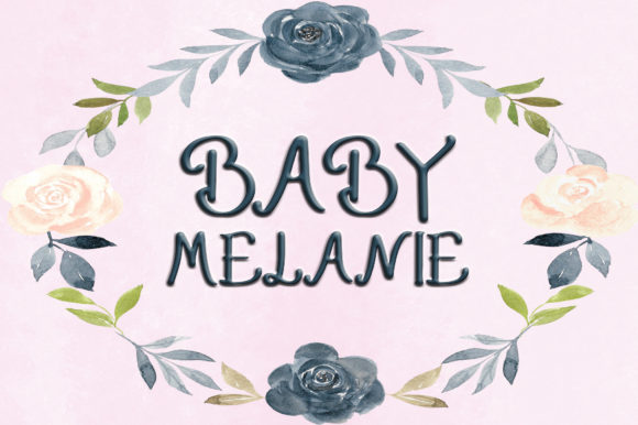 Baby Melanie: A Whimsical Script Font for Digital Projects