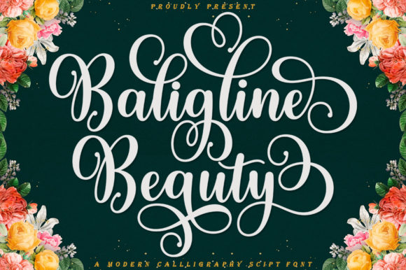 Baligline Beauty Script Font for Handmade Creations