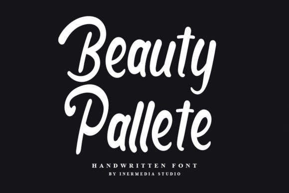 Beauty Pallete: A Script Font for Thoughtful Typography