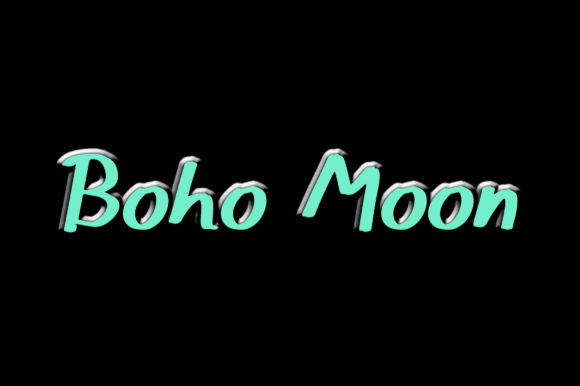 Boho Moon: A Flowing Font for Creative Branding Projects