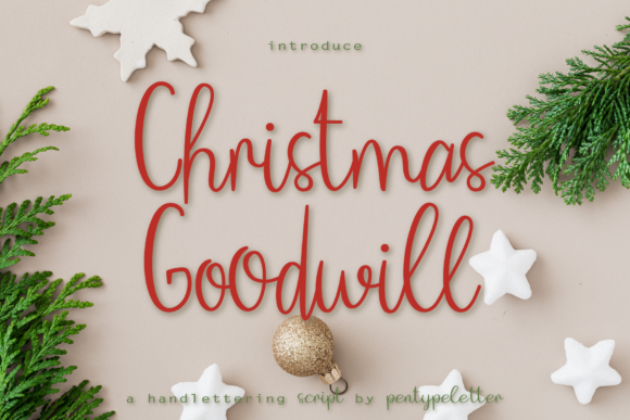 Christmas Goodwill: A Font That Elevates Your Holiday Campaigns