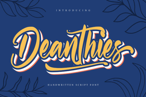 Deanthies: A Timeless Handwritten Font for Web Design