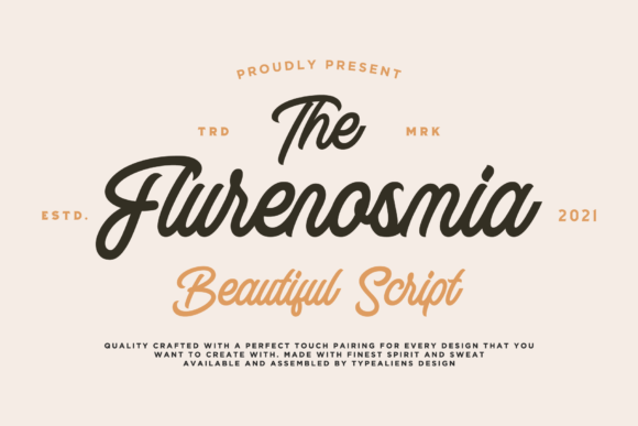 Flurenosmia: A Vintage Script Font for Polished Branding