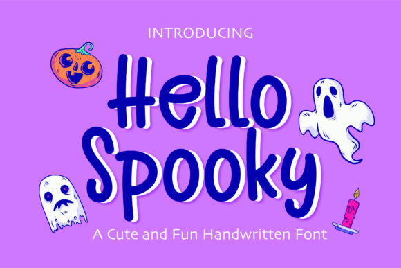 Hello Spooky: A Handwritten Font with a Playful Personality