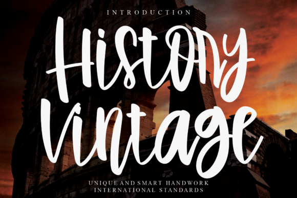 History Vintage: A Timeless Script Font for Modern Campaigns