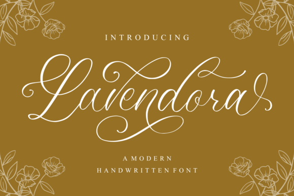 Lavendora Script Font for Web Design