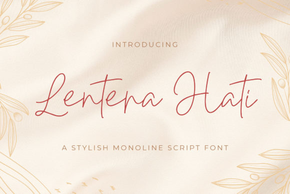 Lentera Hati Script Font for Web Design
