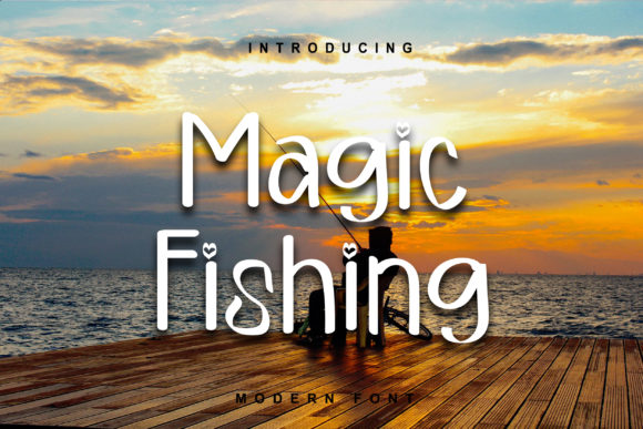 Magic Fishing Font for Romantic Branding Projects