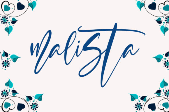 Malista: A Delicate Script Font for Handmade Creations