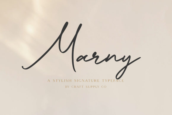 Marny Font for Creative Campaigns