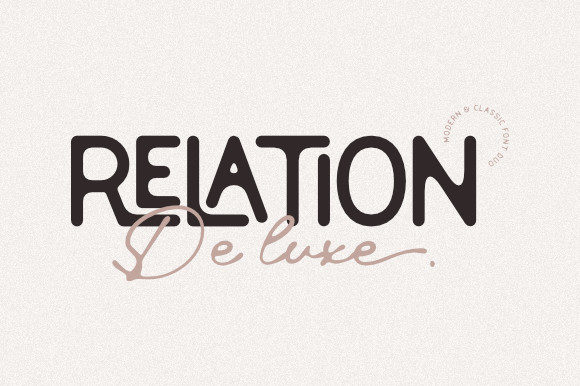 Relation De Luxe: A Vintage-Inspired Font for Modern Editorial Design