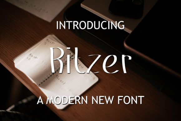 Ritzer Script Font for Editorial Design