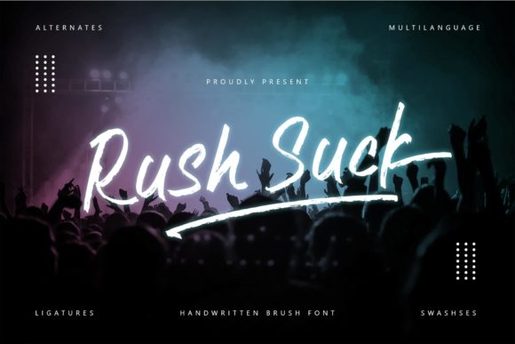 Rush Suck Font for Handmade Creations
