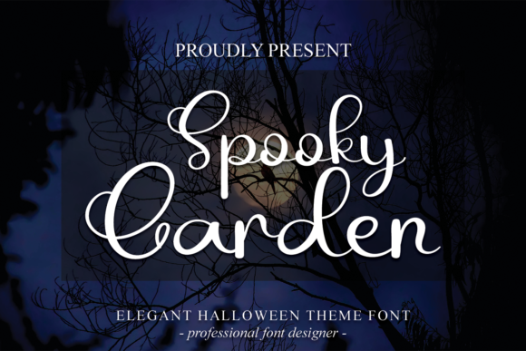 Spooky Garden: A Chic Handwritten Font for Creative Projects