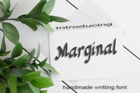 Stylish Font Marginal for Handmade Creations