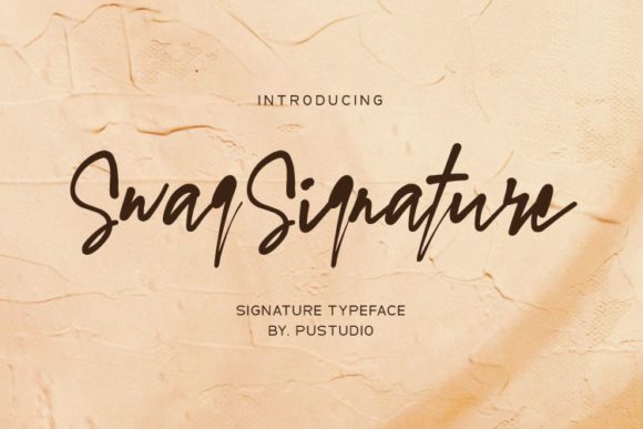 Swag Signature Font for Professional Branding