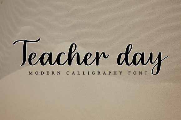 Teacher Day Font for Professional Branding