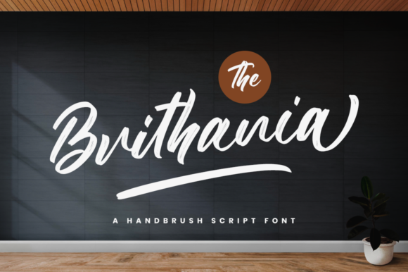 The Brithania: A Script Font for Modern Branding