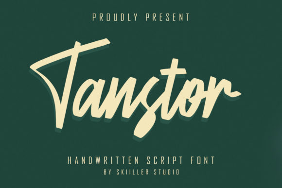 Transtor: A Modern Script Font for Handmade Creations