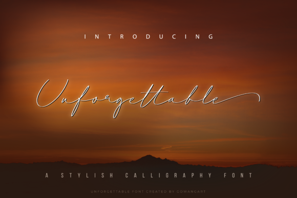 Unforgettable Script Font for Web Design