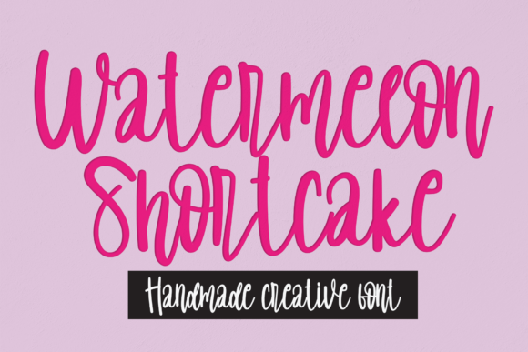 Watermelon Shortcake Font for Editorial Design