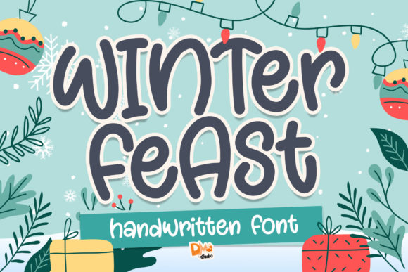Winter Feast Font in Real Campaign Design